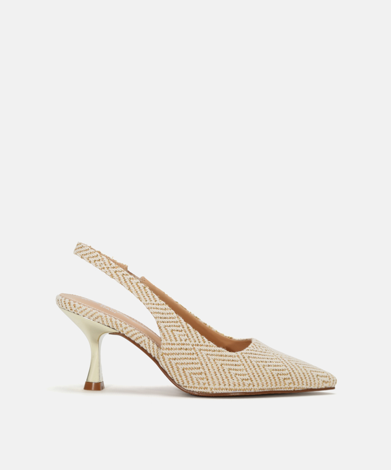 Zapato tac&oacute;n destalonado